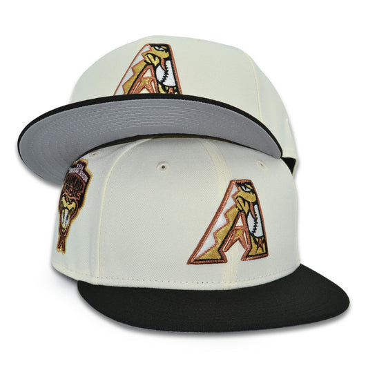 Arizona Diamodbacks "YEAR OF THE SNAKE" Exclusive New Era 59Fifty Fitted Hat - Chrome/Black