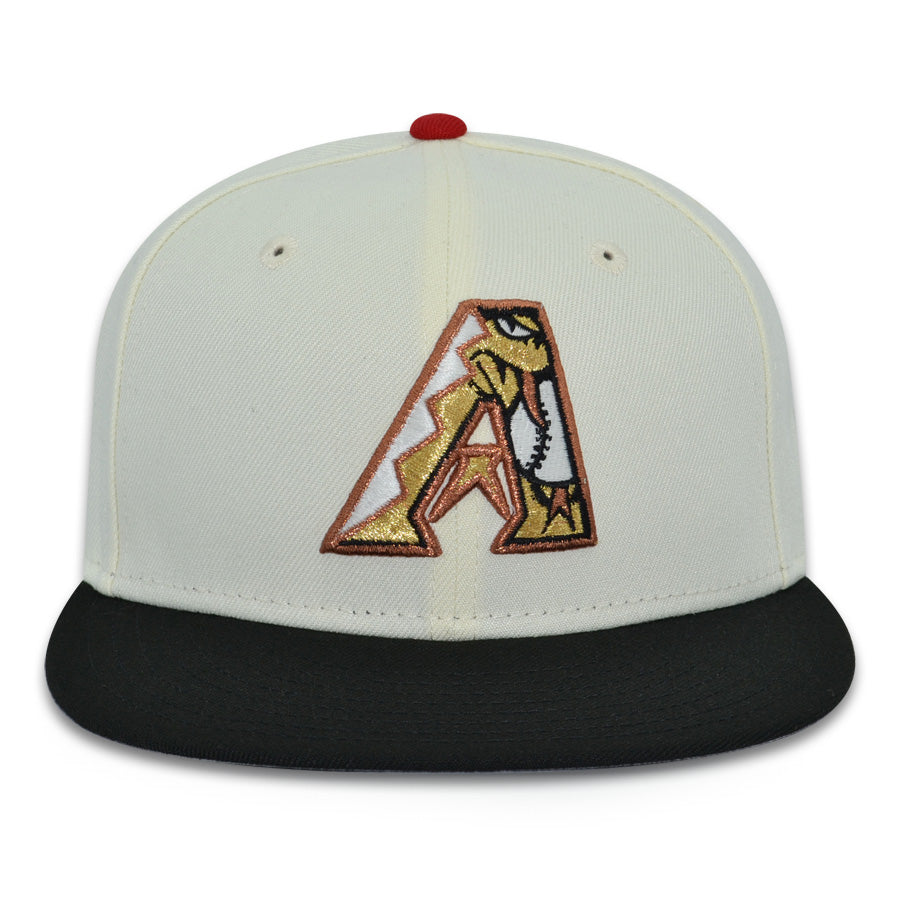 Arizona Diamodbacks "YEAR OF THE SNAKE" Exclusive New Era 59Fifty Fitted Hat - Chrome/Black