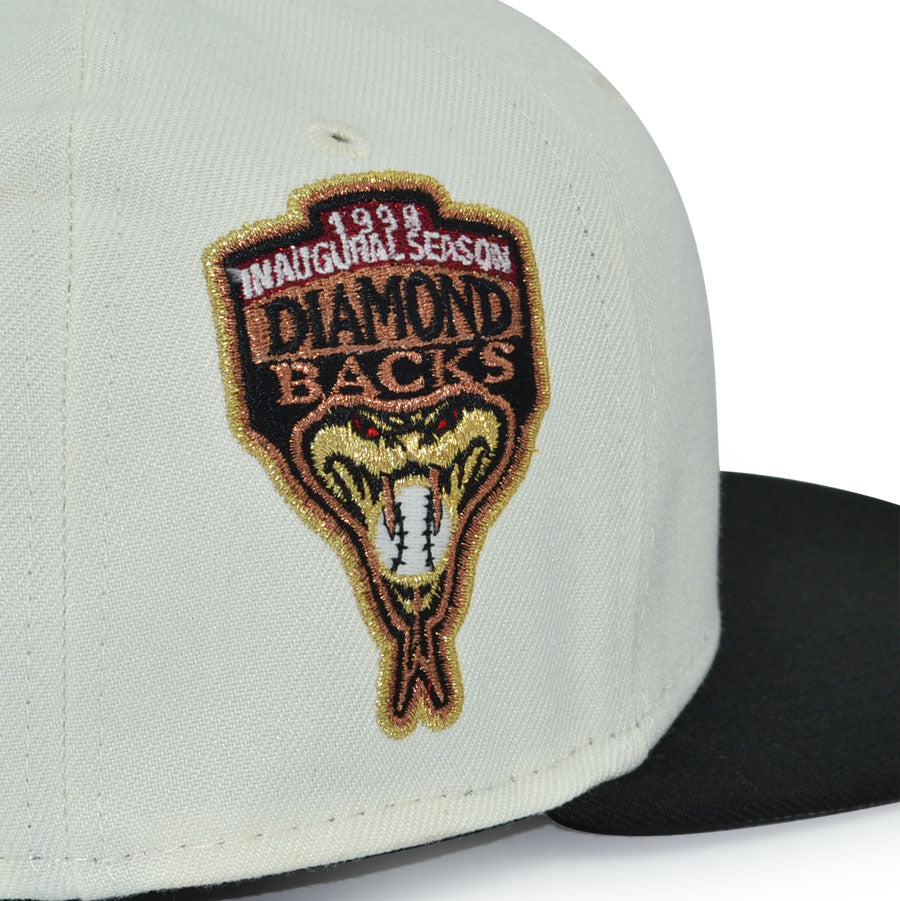 Arizona Diamodbacks "YEAR OF THE SNAKE" Exclusive New Era 59Fifty Fitted Hat - Chrome/Black