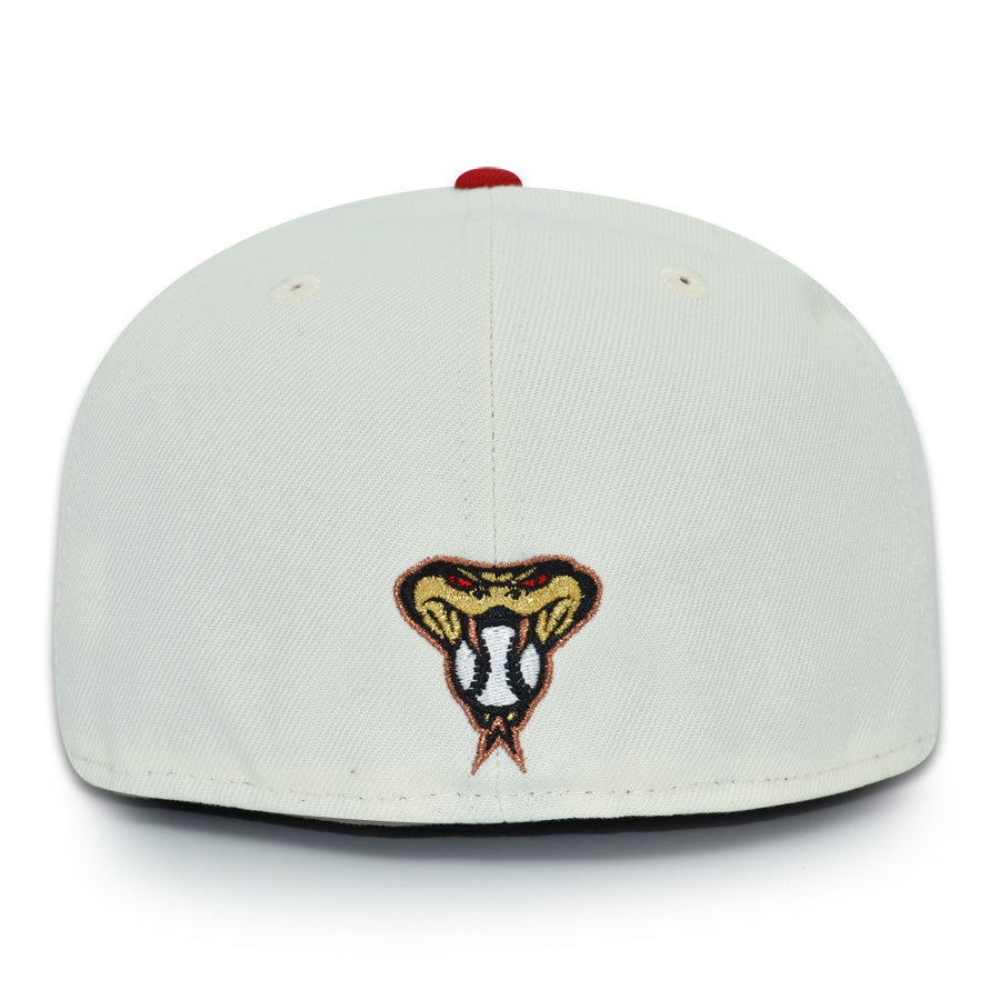 Arizona Diamodbacks "YEAR OF THE SNAKE" Exclusive New Era 59Fifty Fitted Hat - Chrome/Black