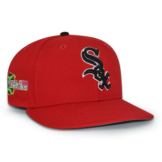 Chicago White Sox "THE MENACE" Exclusive New Era 59Fifty Fitted Hat - Scarlet