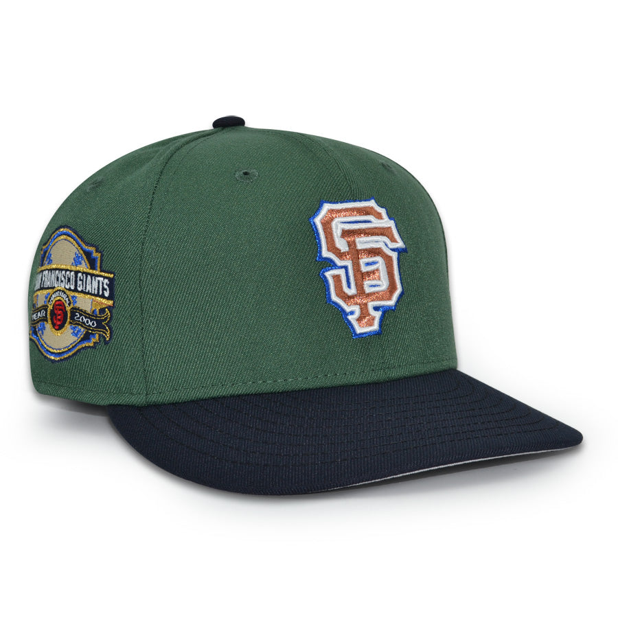 San Francisco Giants "FOCUSED" Exclusive New Era 59Fifty Fitted Hat - Mountain Green/Navy