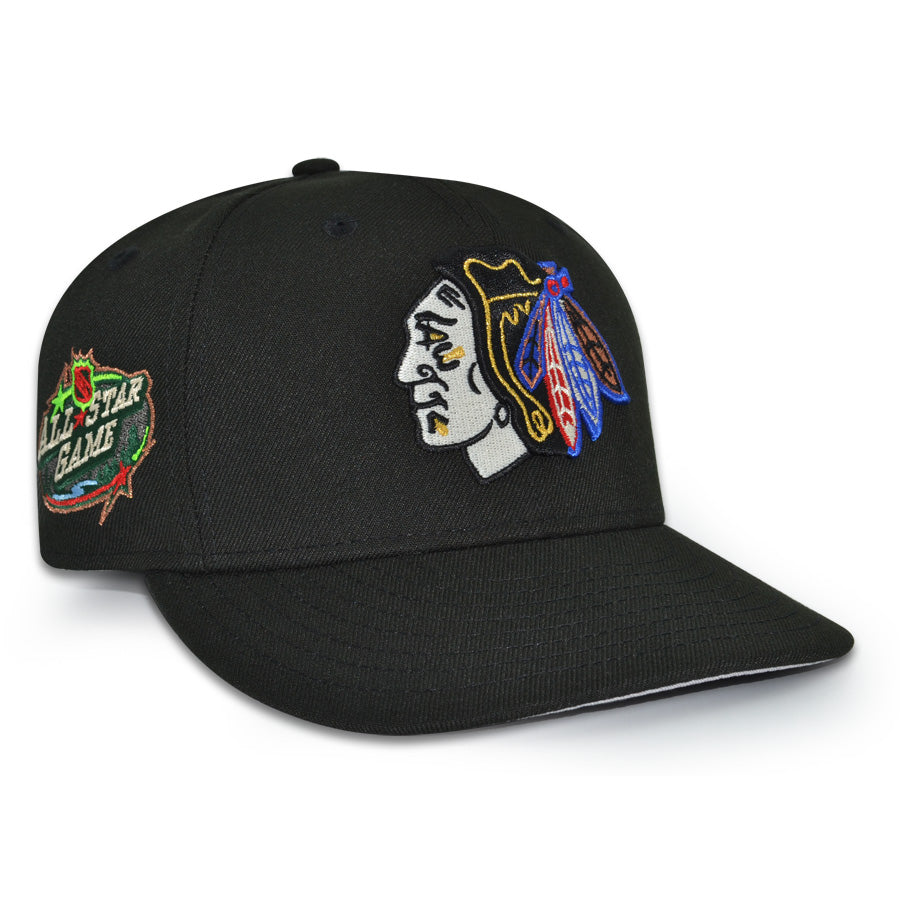 Chicago Blackhawks "NIGHT WOLF" Exclusive New Era 59Fifty Fitted Hat - Black