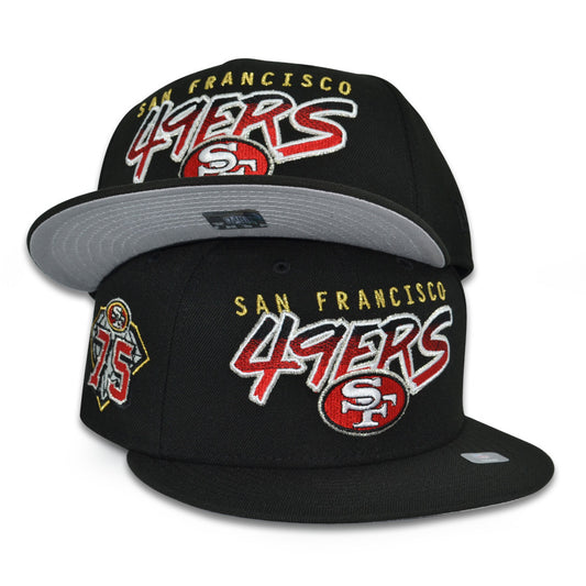 San Francisco 49ers "9ER GANG" Exclusive New Era 59Fifty Fitted Hat - Black