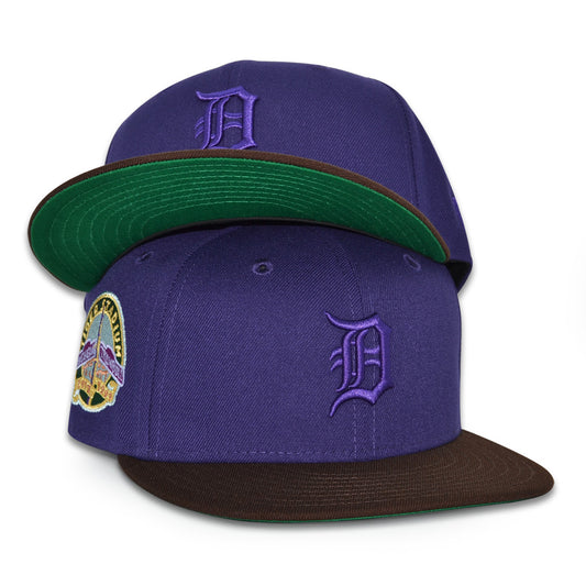 Detroit Tigers "DARK MAGICIAN" Exclusive New Era 59Fifty Fitted Hat - Purple/Burntwood