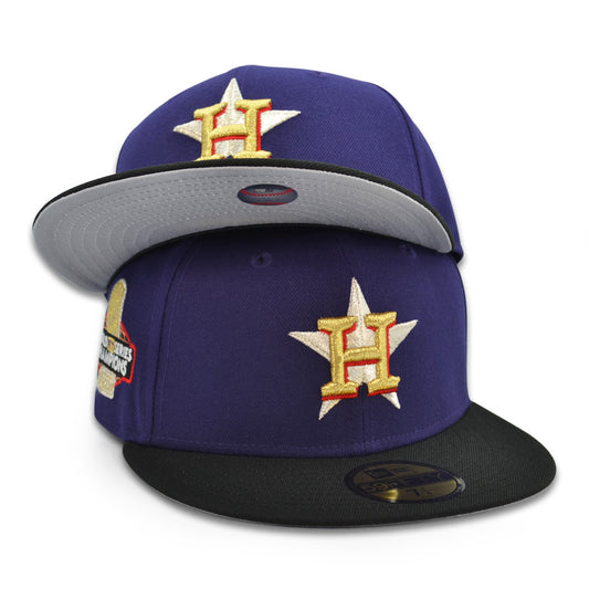 Houston Astros "THE BALLER" Exclusive New Era 59Fifty Fitted Hat - Purple/Black