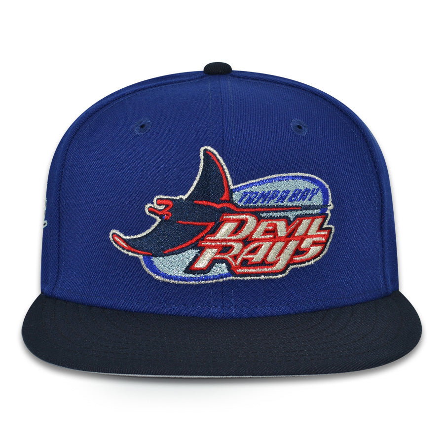 Tampa Bay Devil Rays "PERSONIFICATION OF THE SEA" Exclusive New Era 59Fifty Fitted Hat - Royal/Navy