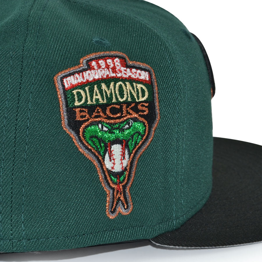 Arizona Diamondbacks "SKY SERPENT" Exclusive New Era 59Fifty Fitted Hat - Dark Green/Black