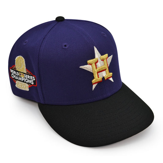 Houston Astros "THE BALLER" Exclusive New Era 59Fifty Fitted Hat - Purple/Black