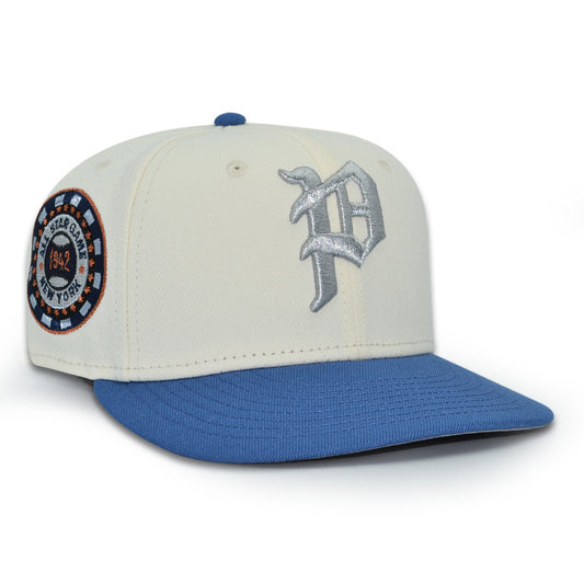 Philadelphia Phillies "PALADIN of WHITE DRAGON" Exclusive New Era 59Fifty Fitted Hat - Chrome/Indigo