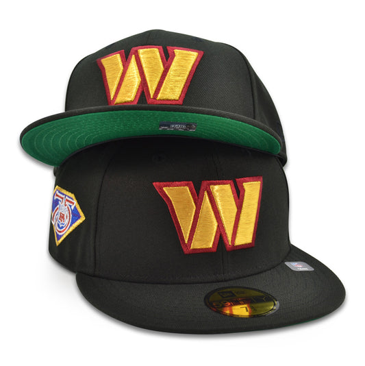 Washington Commanders "HAIL" Exclusive NFL New Era 59Fifty Fitted Hat -Black