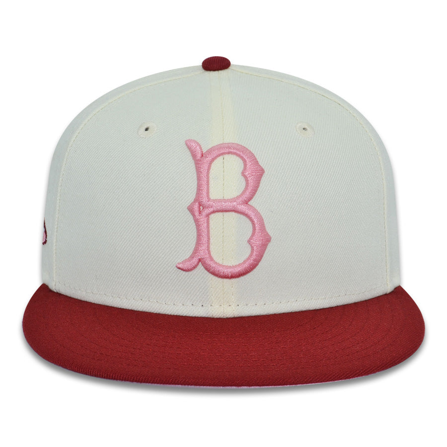 Brooklyn Dodgers "THE BEAUTY" Exclusive New Era 59Fifty Fitted Hat - Chrome/H Red