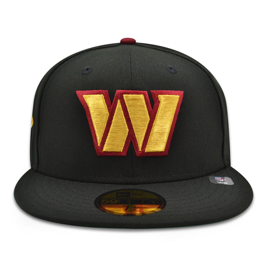 Washington Commanders "HAIL" Exclusive NFL New Era 59Fifty Fitted Hat -Black