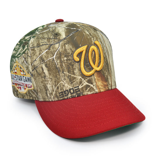 Washington Nationals 2018 ALL-STAR GAME Exclusive New Era 59Fifty Fitted Hat - Real Tree Camo/H-Red