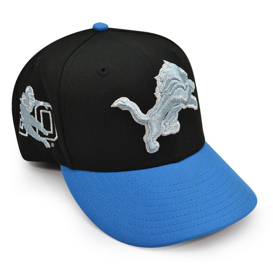 Detroit Lions "BIG BAD" Barry Sanders Exclusive NFL New Era 59Fifty Fitted Hat -Black/Rainstorm