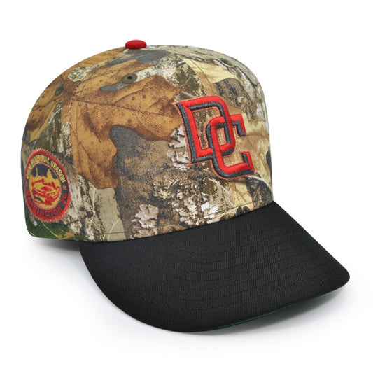 Washington Nationals DC 2008 INAUGURAL SEASON Exclusive New Era 59Fifty Fitted Hat - Real Tree Camo/Black