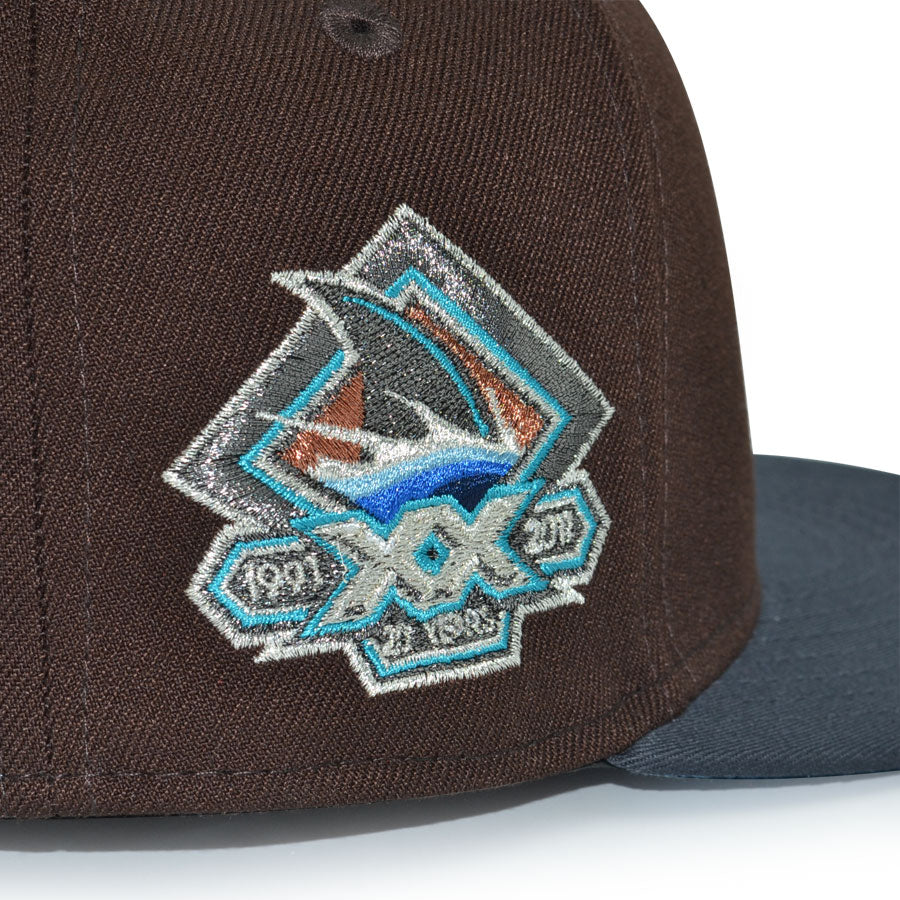 San Jose Sharks "FROZEN MUD" Exclusive New Era 59Fifty Fitted Hat - Burntwood/Graphite