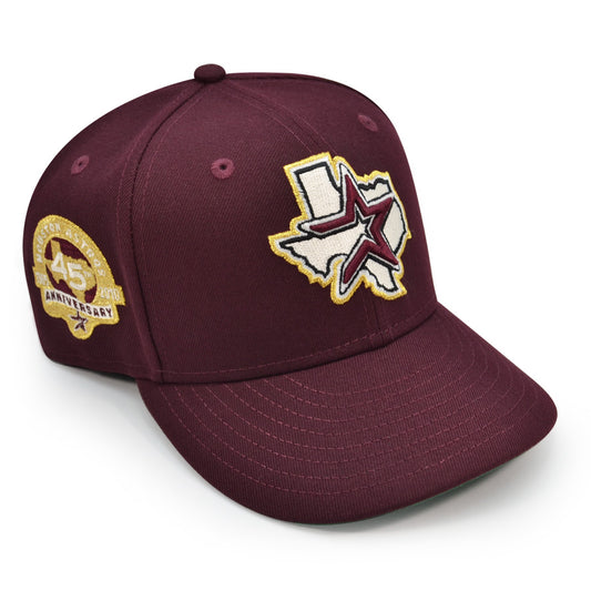 Houston Astros "WHOOP'EM" Exclusive New Era 59Fifty Fitted Hat - Maroon