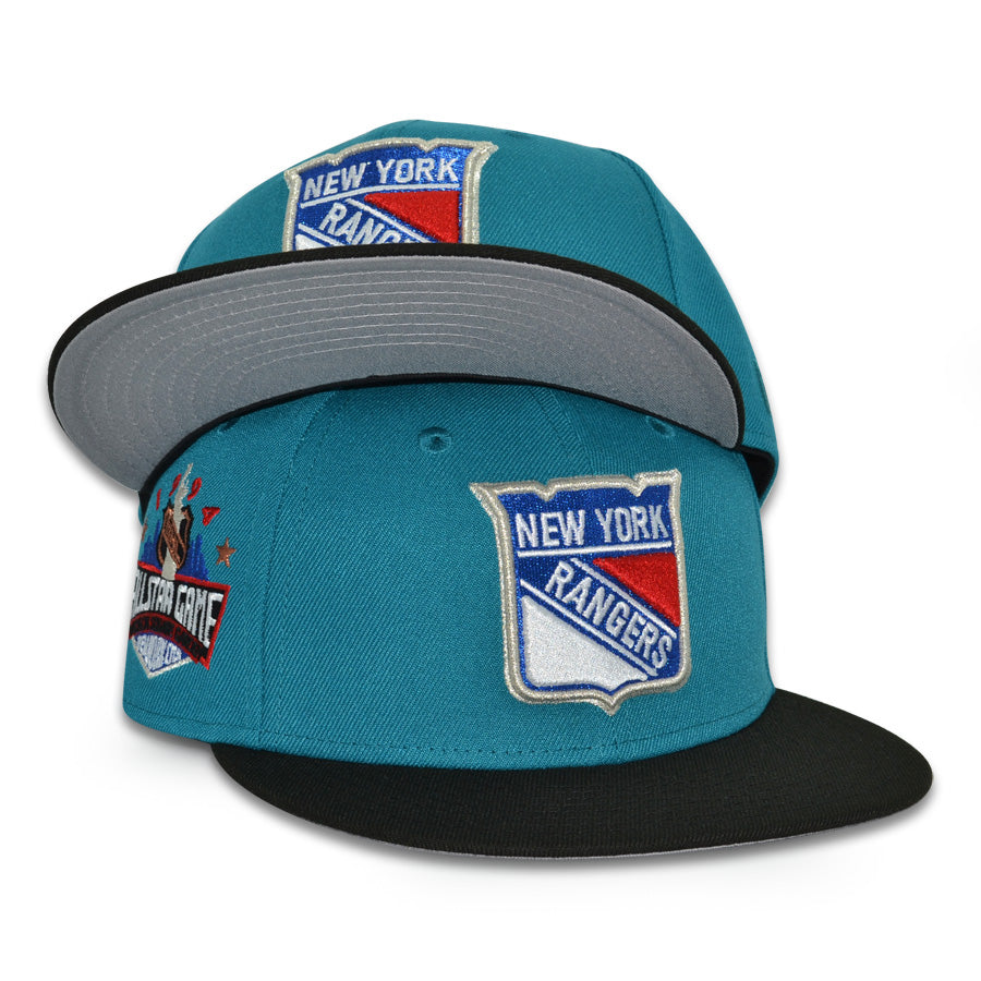 New York Rangers "MESSIAH" Exclusive New Era 59Fifty Fitted Hat - Tidal Wave/Black