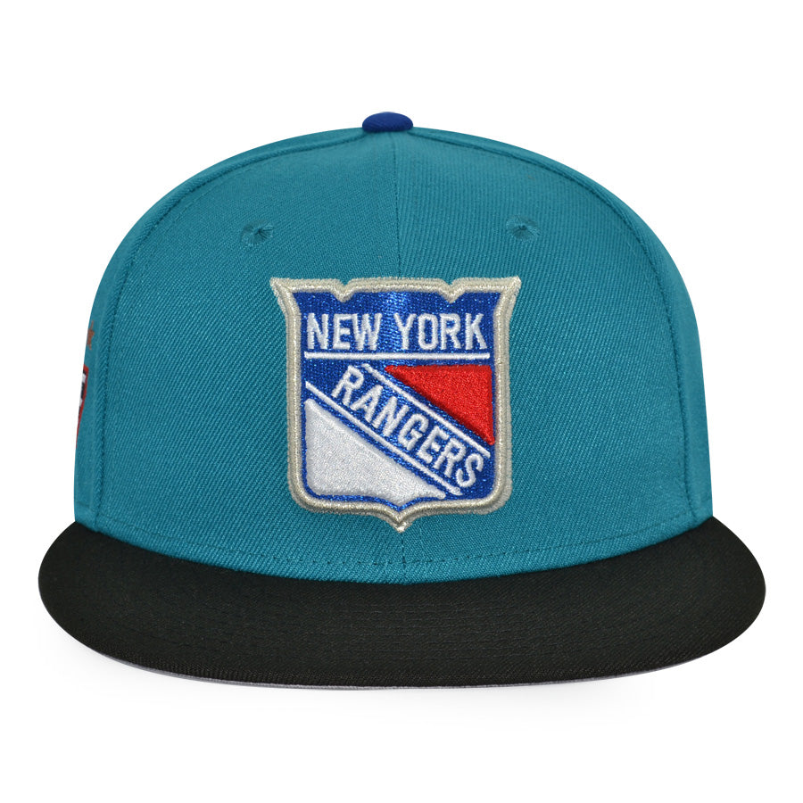 New York Rangers "MESSIAH" Exclusive New Era 59Fifty Fitted Hat - Tidal Wave/Black