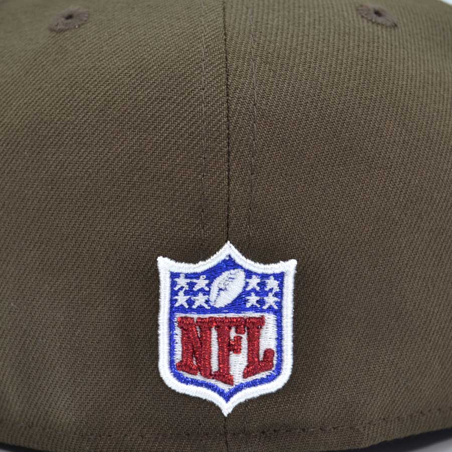 San Francisco 49ers "FAITHFUL" Exclusive NFL New Era 59Fifty Fitted Hat - Walnut