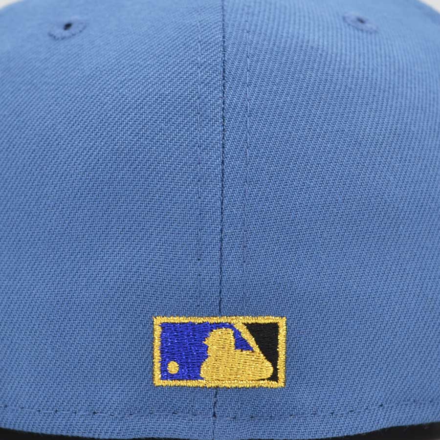 Anaheim Angels "BLUE HALOS" Exclusive New Era 59Fifty Fitted Hat -Indigo/Black