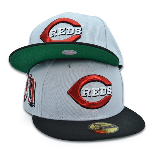 Cincinnati Reds "THE KID" Exclusive New Era 59Fifty Fitted Hat -Snow Gray/Black