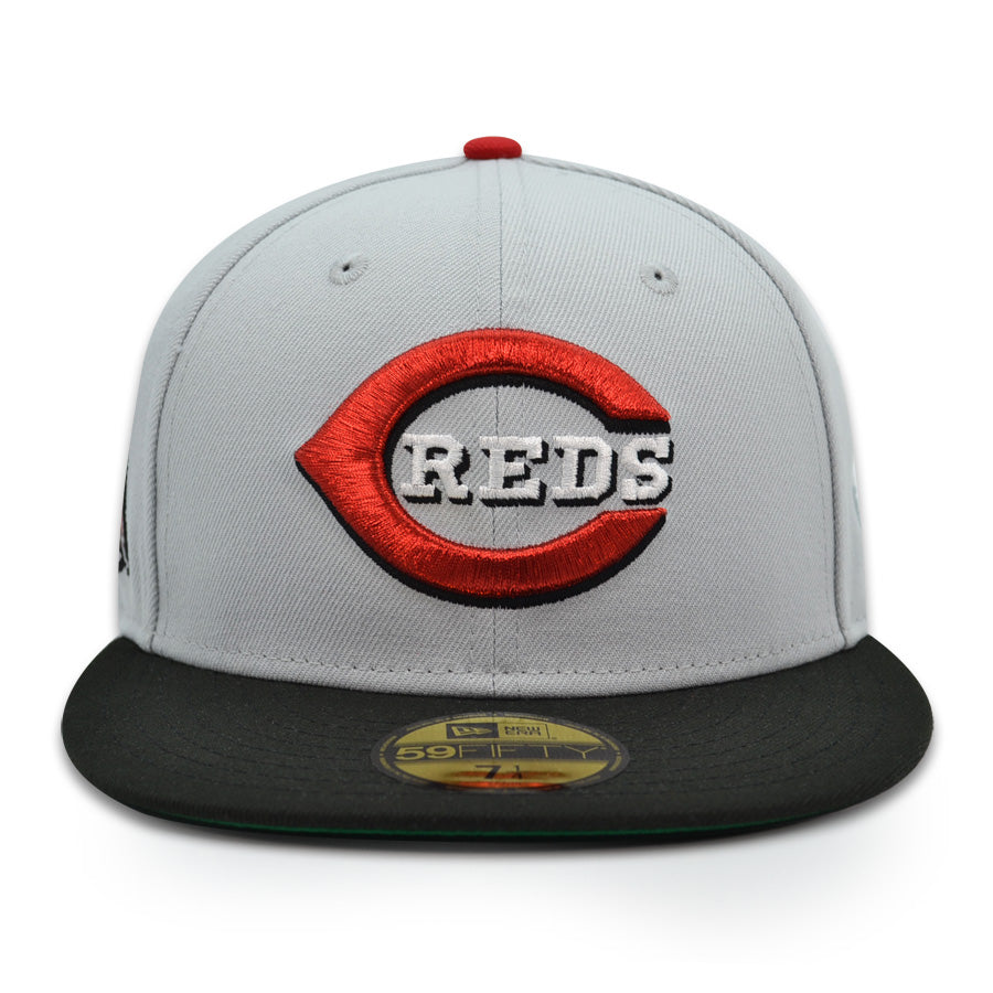 Cincinnati Reds "THE KID" Exclusive New Era 59Fifty Fitted Hat -Snow Gray/Black