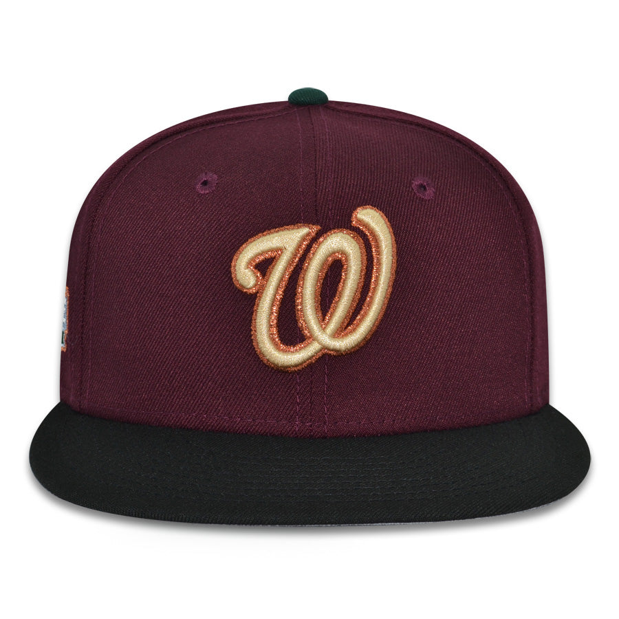 Washington Nationals "GIFTEDDDDD" Exclusive New Era 59Fifty Fitted Hat - Maroon/Black