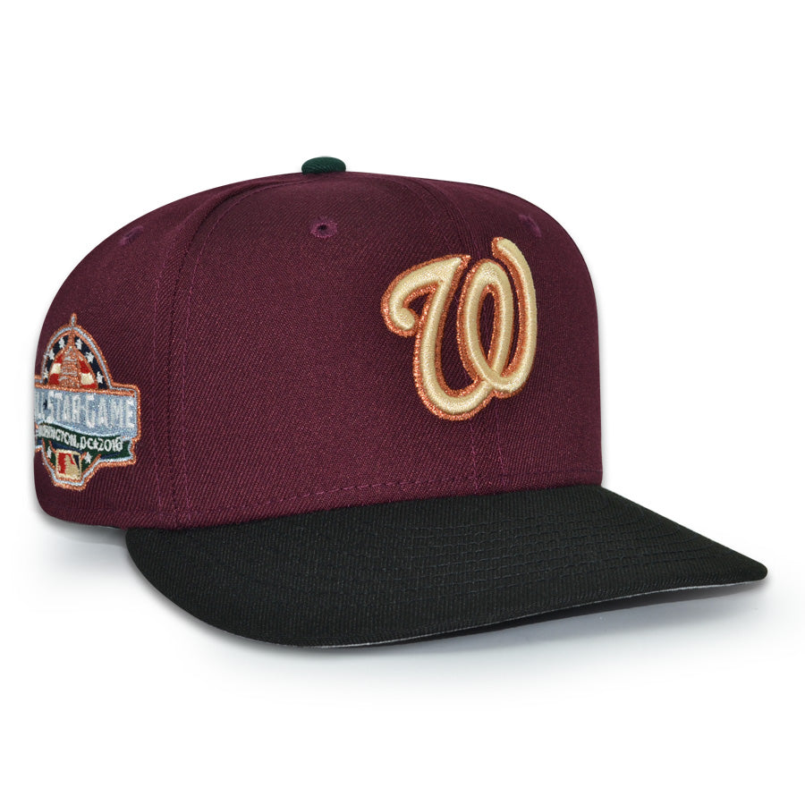 Washington Nationals "GIFTEDDDDD" Exclusive New Era 59Fifty Fitted Hat - Maroon/Black