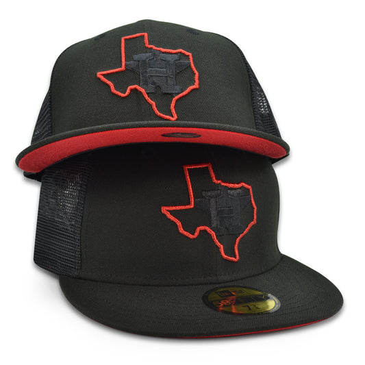 Houston Astros "Sweet J" Exclusive New Era 59Fifty Trucker Fitted Hat - Black