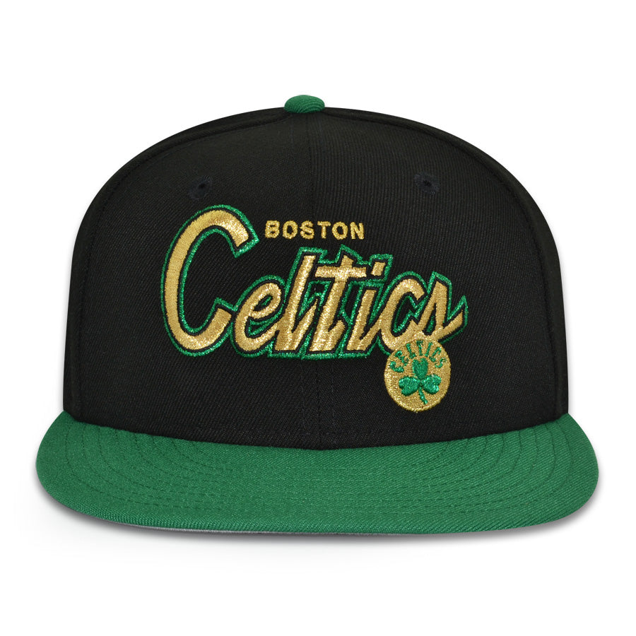 Boston Celtics "THE DYNASTY" Exclusive New Era 59Fifty Fitted Hat - Black/Kelly