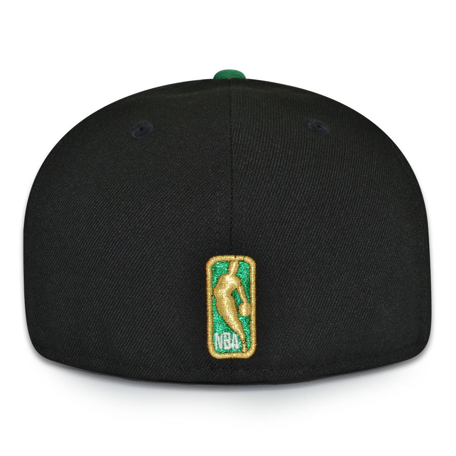 Boston Celtics "THE DYNASTY" Exclusive New Era 59Fifty Fitted Hat - Black/Kelly