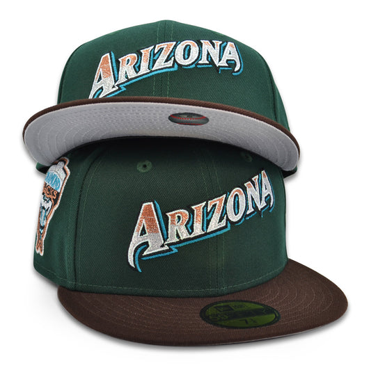 Arizona Diamondbacks "CAMPO VERDE" Exclusive New Era 59Fifty Fitted Hat - Dark Green/Burntwood