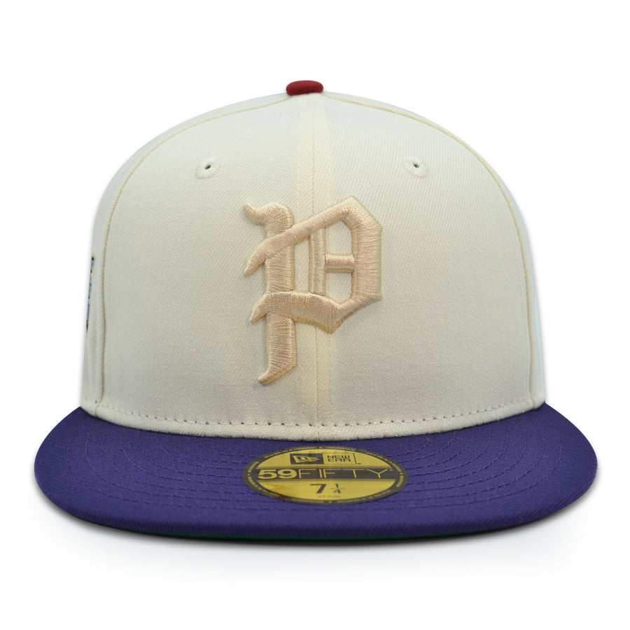 Philadelphia Phillies "POLYNESIAN PHILLIES ll" Exclusive New Era 59Fifty Fitted Hat - Chrome/Purple