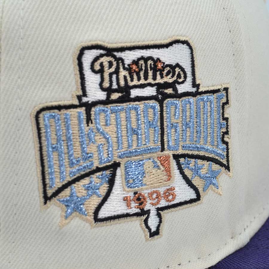 Philadelphia Phillies "POLYNESIAN PHILLIES ll" Exclusive New Era 59Fifty Fitted Hat - Chrome/Purple