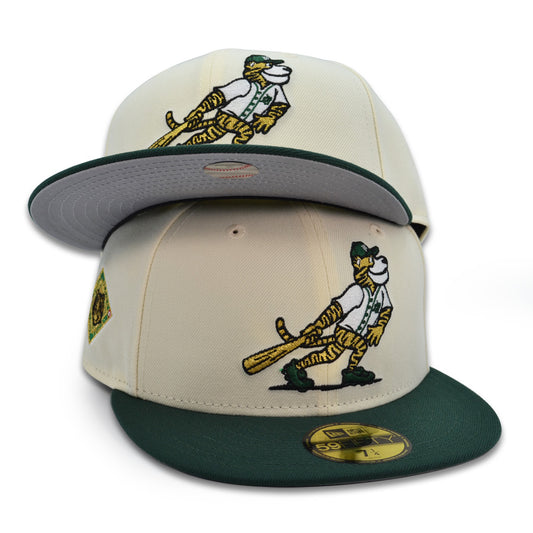 Detroit Tigers "GOLDEN TIGER" Exclusive New Era 59Fifty Fitted Hat - Chrome/Emerald Green