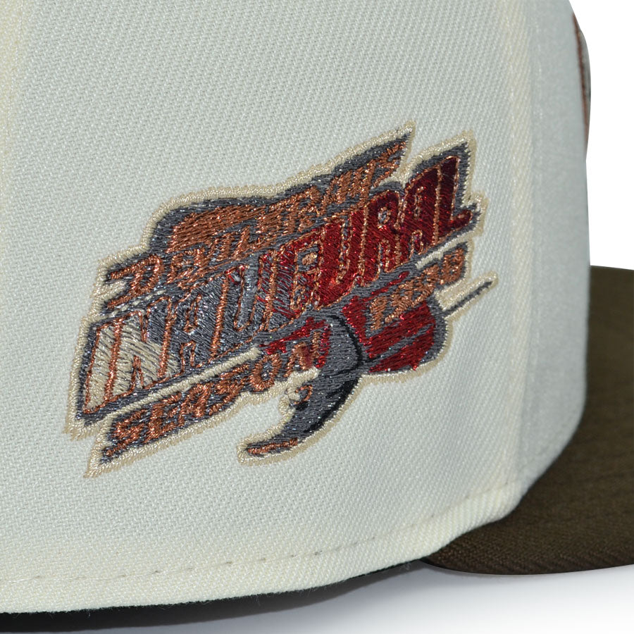 Tampa Bay Devil Rays "CROCODILE HUNTER 2.0" Exclusive New Era 59Fifty Fitted Hat - Chrome/Walnut