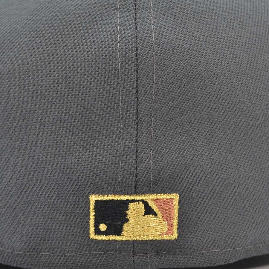 Atlanta Braves "ATL" Exclusive New Era 59Fifty Fitted Hat - Graphite/Maroon