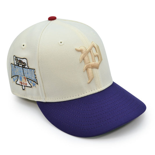 Philadelphia Phillies "POLYNESIAN PHILLIES ll" Exclusive New Era 59Fifty Fitted Hat - Chrome/Purple