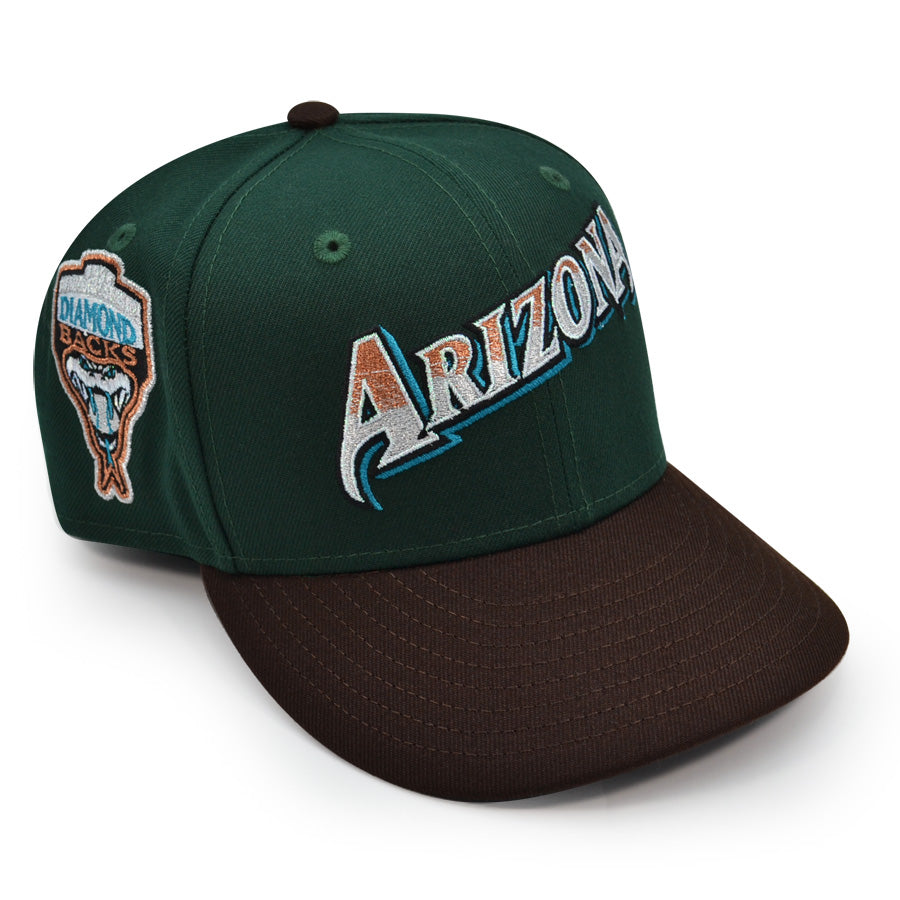 Arizona Diamondbacks "CAMPO VERDE" Exclusive New Era 59Fifty Fitted Hat - Dark Green/Burntwood