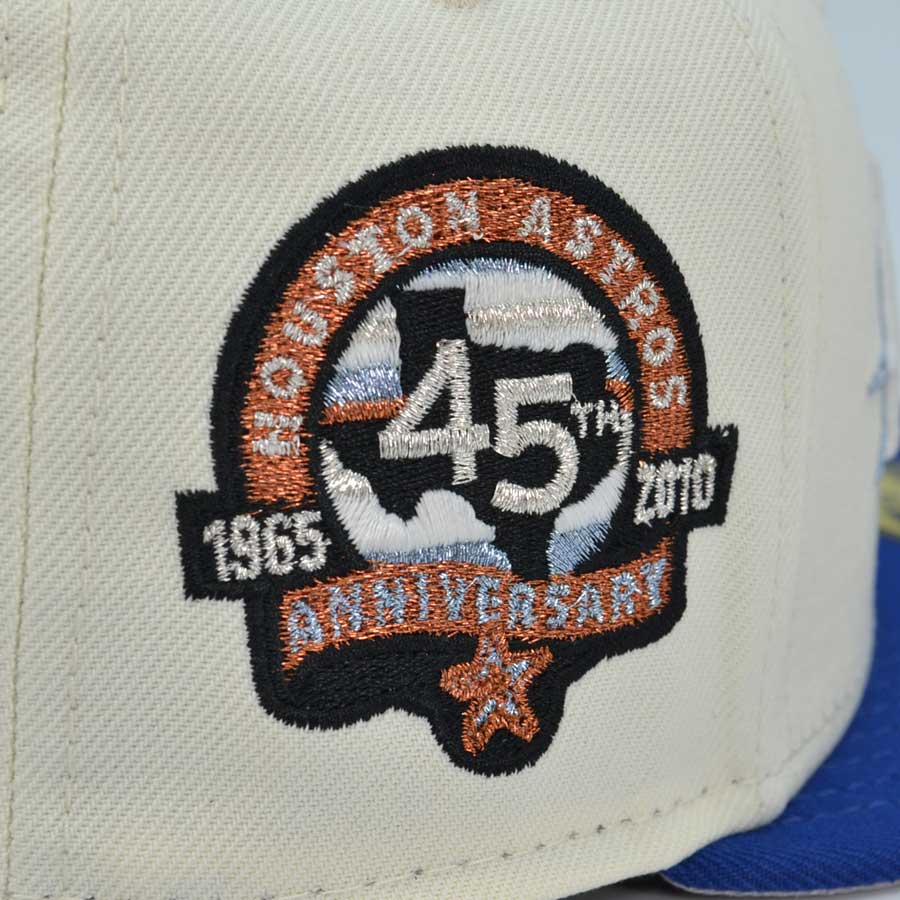 Houston Astros 45th Anniversary Exclusive New Era 59Fifty Fitted Hat - Chrome/Royal