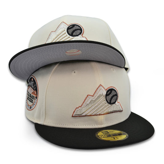 Colorado Rockies "RUSHMORE MOUNTAIN ll" Exclusive New Era 59Fifty Fitted Hat - Chrome/Black