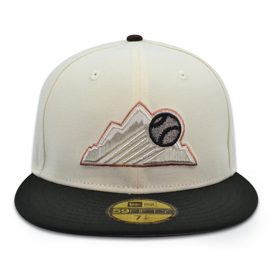 Colorado Rockies "RUSHMORE MOUNTAIN ll" Exclusive New Era 59Fifty Fitted Hat - Chrome/Black