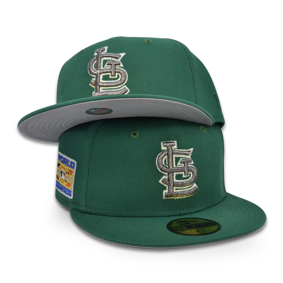 St.Louis Cardinals 2006 WORLD SERIES Exclusive New Era 59Fifty Fitted Hat - Emerald Green