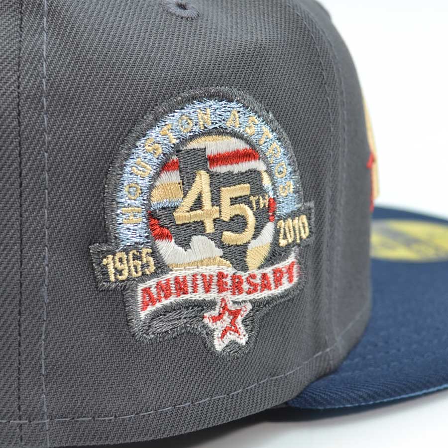 Houston Astros "BITTSM" Exclusive New Era 59Fifty Fitted Hat - Graphite/Ocean Blue