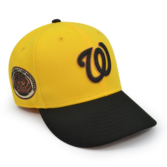 Washington Nationals "WAFFLE HOUSE" Exclusive New Era 59Fifty Fitted Hat - Canary Yellow/Black