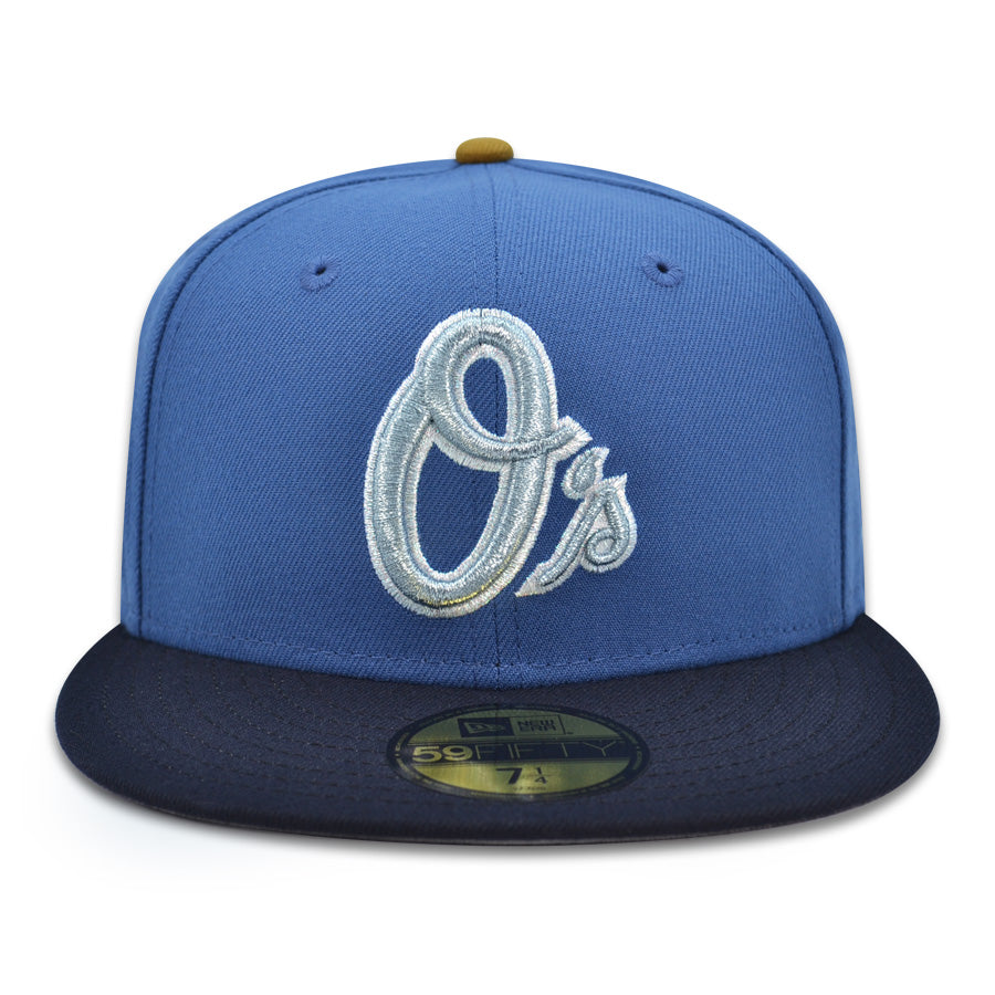 Baltimore Orioles "OBELISK" Exclusive New Era 59Fifty Fitted Hat - Indigo/Black