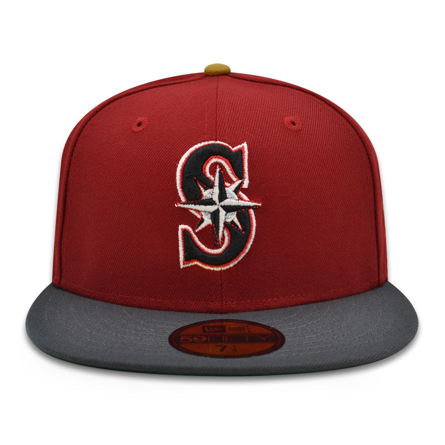 Seattle Mariners "THE SLIFER SEATTLE" Exclusive New Era 59Fifty Fitted Hat - Pinot/Dark Graphite