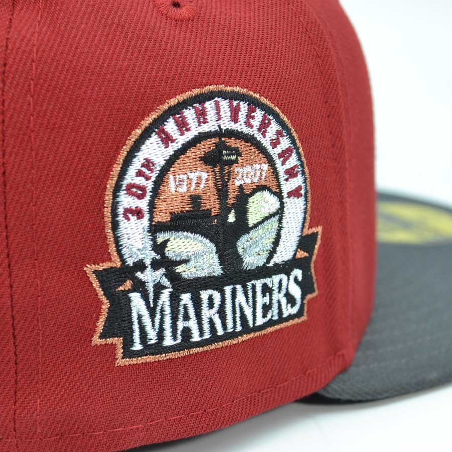 Seattle Mariners "THE SLIFER SEATTLE" Exclusive New Era 59Fifty Fitted Hat - Pinot/Dark Graphite